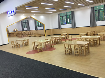 Kindergarten children’s desks