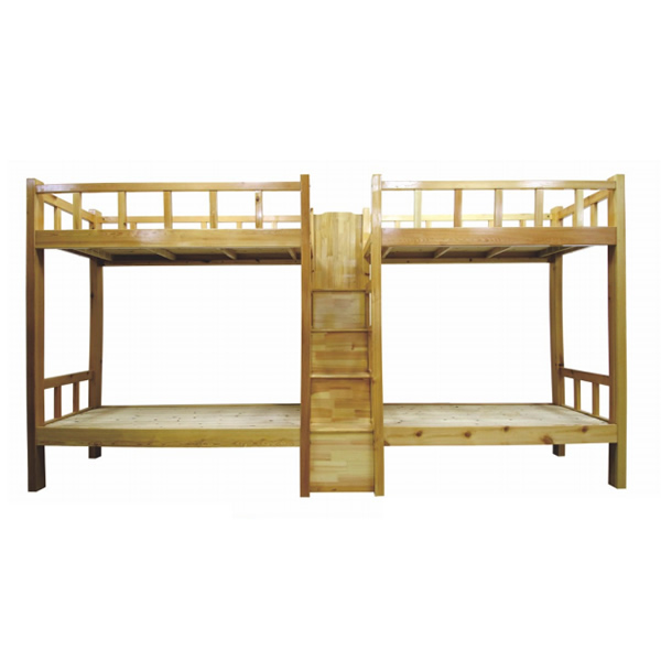 Solid wood combination bed