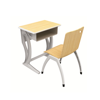 Aluminum Alloy Single Desk and Chair