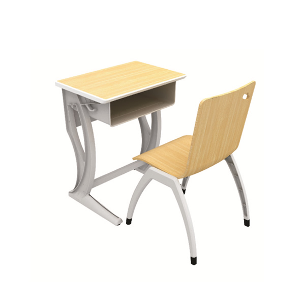 Aluminum Alloy Table and Chair Set，Aluminum Alloy Single Desk and Chair