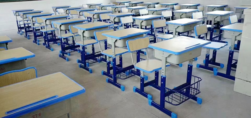 classroom desks and chairs