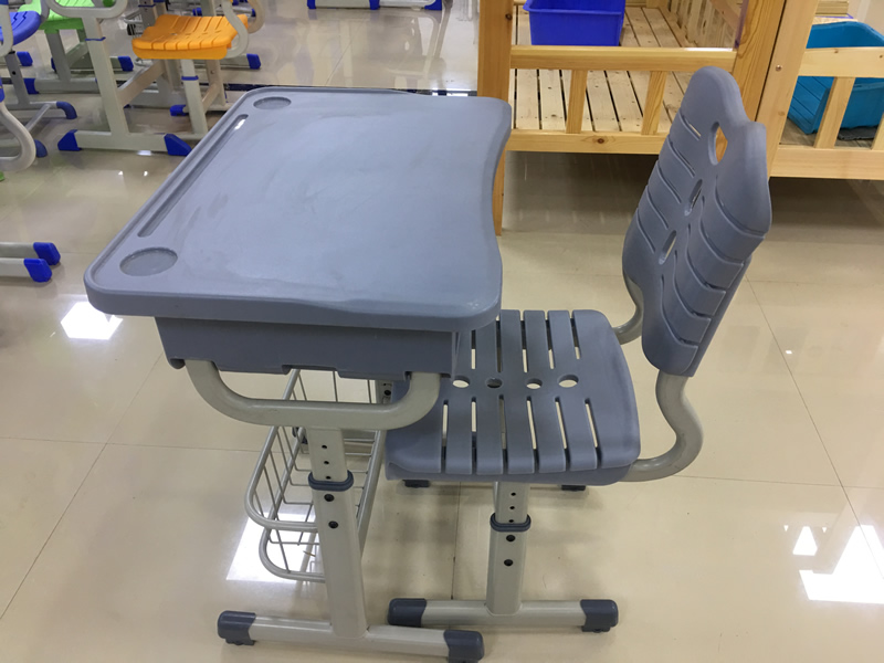 adjustable height student desk and chair