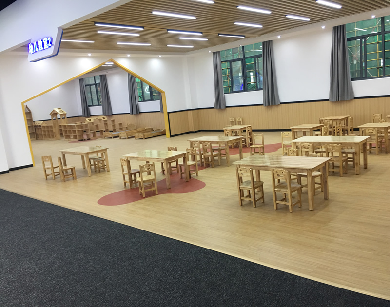 Kindergarten children's desks