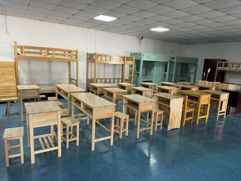 School desks and chairs