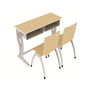 Aluminum Alloy Desk and Chair Set
