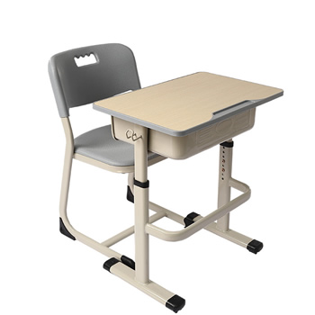school desk with chair attached